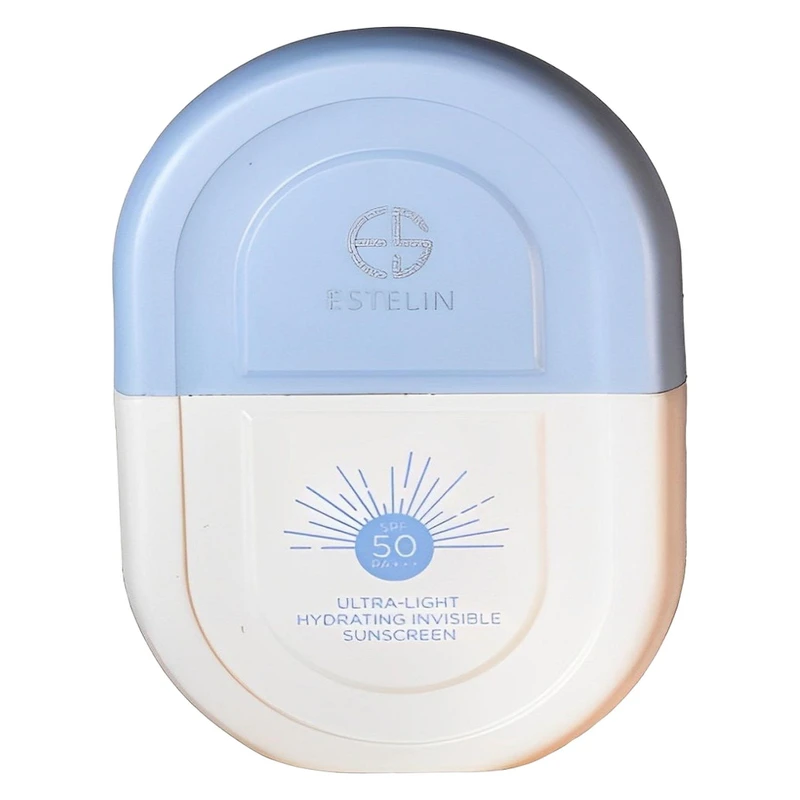کرم ضد آفتاب بدون رنگ استلین، 50 SPF، مدل ultra light، مناسب انواع پوست و حجم 50 میلی‌لیتر